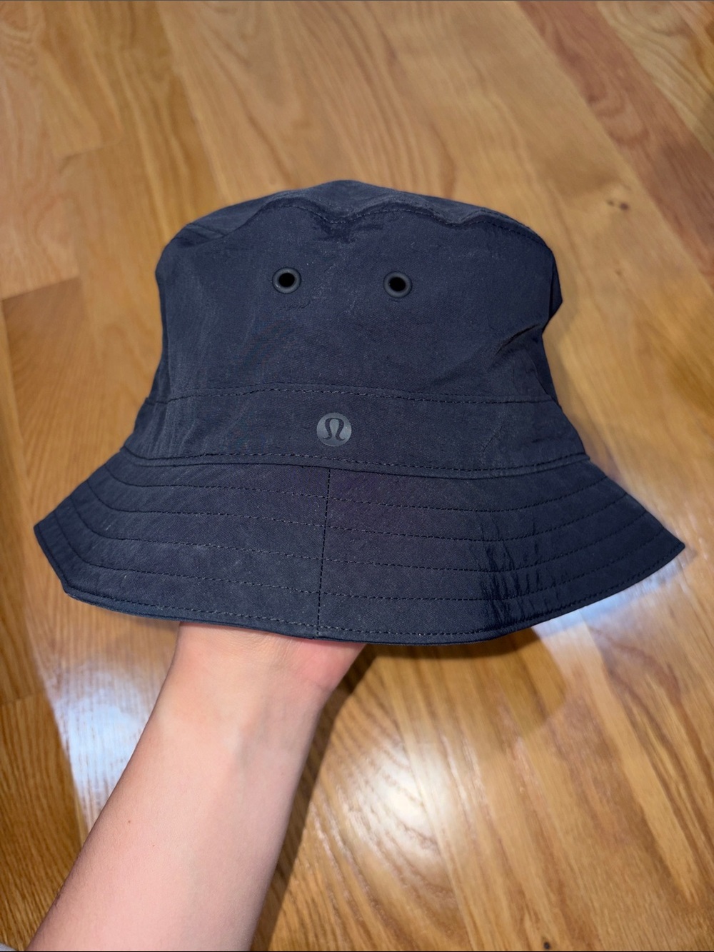 Lululemon Black Bucket Hat - Side Logo